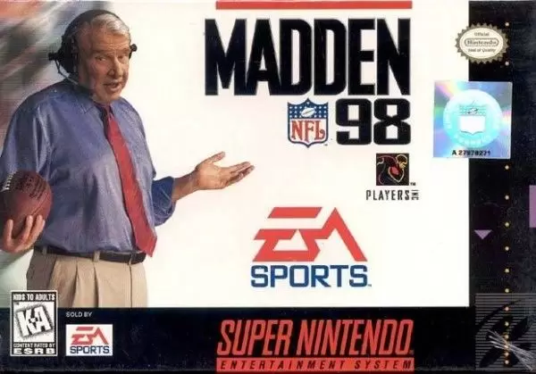 Super Famicom Games - Madden NFL 98