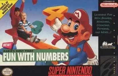 Jeux Super Nintendo - Mario\'s Early Years - Fun with Numbers