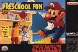 Super Famicom Games - Mario\'s Early Years - Preschool Fun
