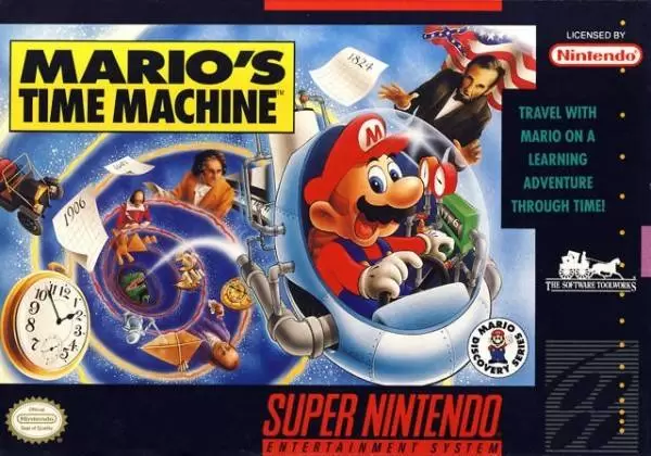 Jeux Super Nintendo - Mario\'s Time Machine