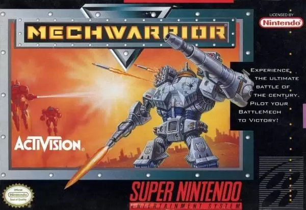 Jeux Super Nintendo - MechWarrior