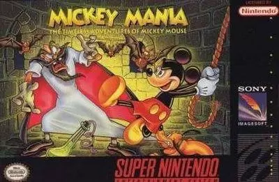 Jeux Super Nintendo - Mickey Mania - The Timeless Adventures of Mickey Mouse