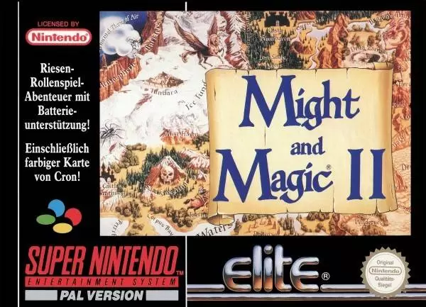 Super Famicom Games - Might and Magic - Book II