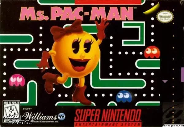 Jeux Super Nintendo - Ms. Pac-Man