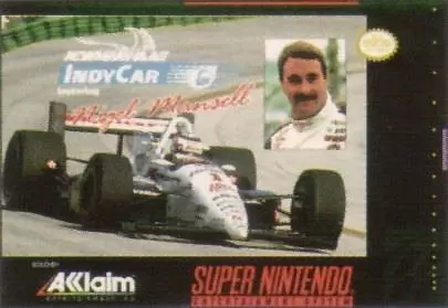 Super Famicom Games - Newman Haas Indy Car featuring Nigel Mansell