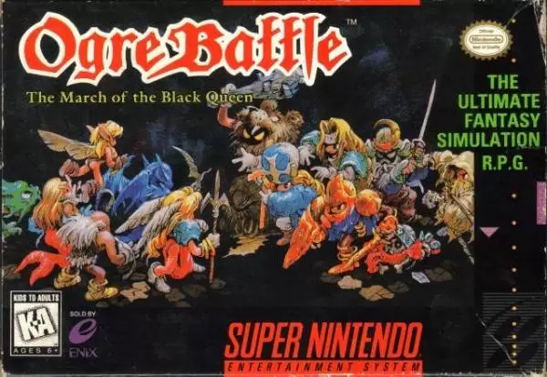 Super Famicom Games - Ogre Battle - The March of the Black Queen