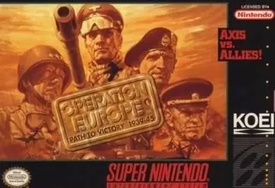 Super Famicom Games - Operation Europe