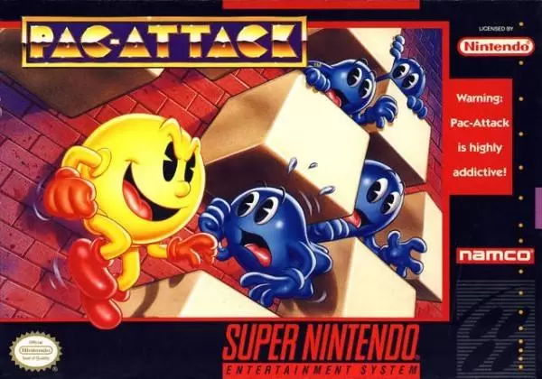 Jeux Super Nintendo - Pac-Attack