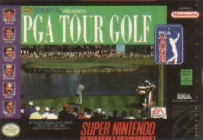 Super Famicom Games - PGA Tour Golf