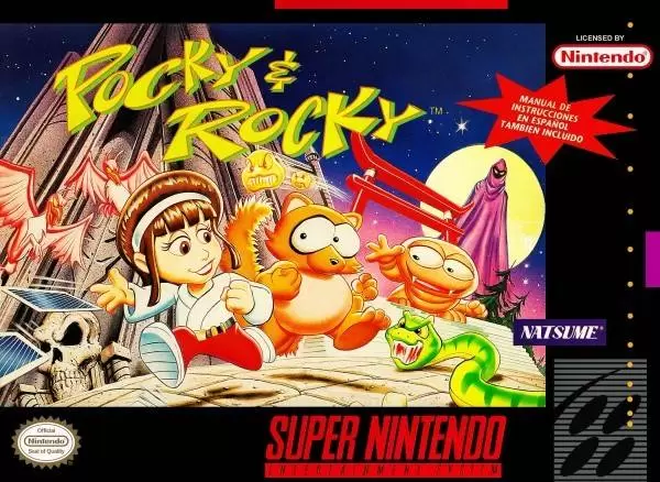 Jeux Super Nintendo - Pocky and Rocky