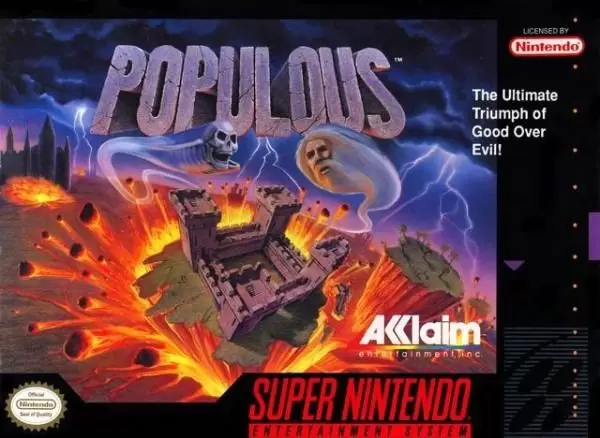 Super Famicom Games - Populous