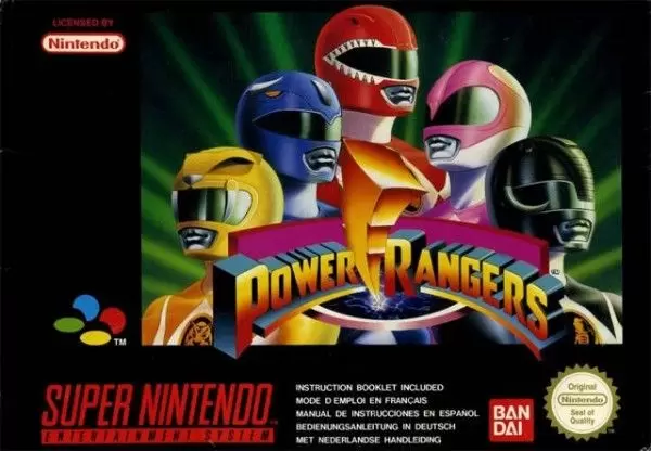 Super Famicom Games - Power Rangers