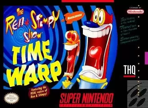 Super Famicom Games - Ren & Stimpy Show - The Time Warp