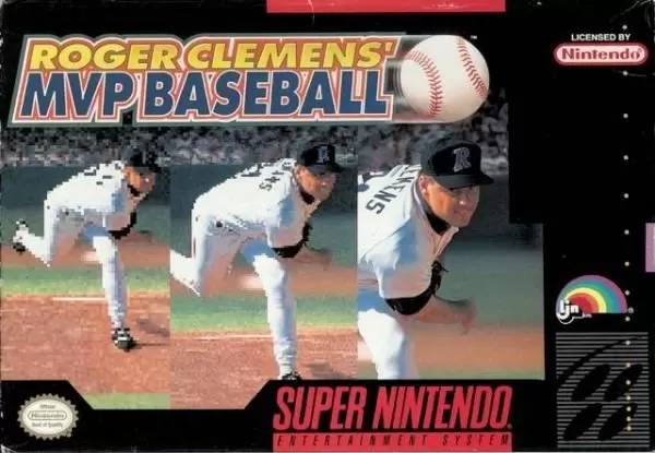 Super Famicom Games - Roger Clemens\' MVP Baseball