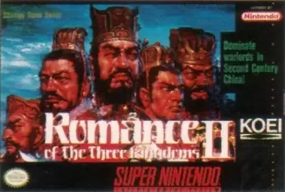 Super Famicom Games - Romance of the Three Kingdoms II