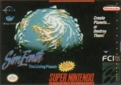 Super Famicom Games - Sim Earth - The Living Planet