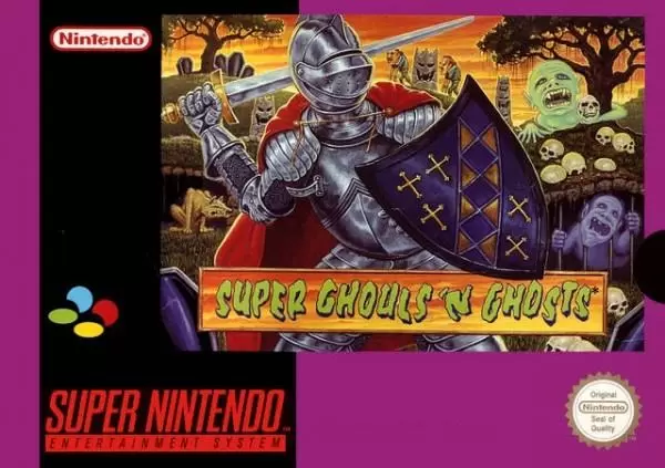 Super Famicom Games - Super Ghouls \'n Ghosts