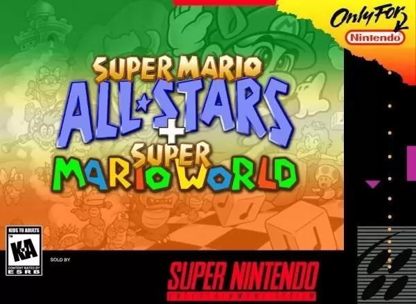 Jeux Super Nintendo - Super Mario All-Stars + Super Mario World