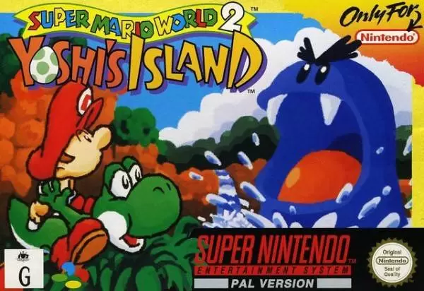 Jeux Super Nintendo - Super Mario World 2 - Yoshi\'s Island