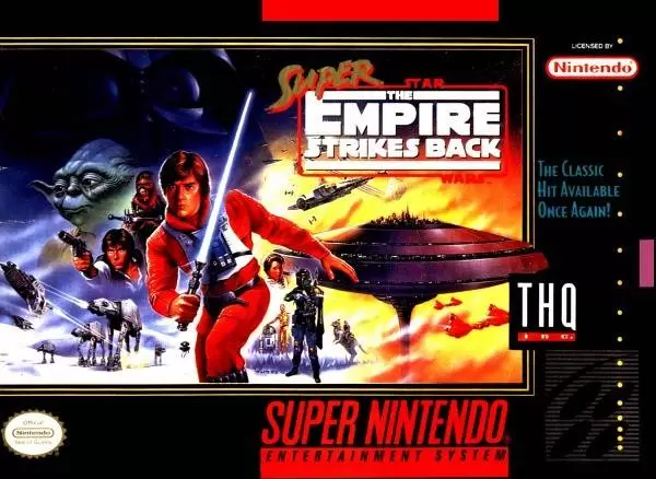 Super Famicom Games - Super Star Wars - The Empire Strikes Back