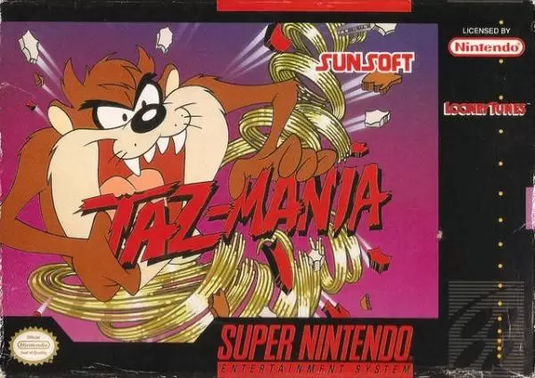 Super Famicom Games - Taz-mania