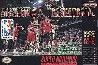 Super Famicom Games - Tecmo Super NBA Basketball