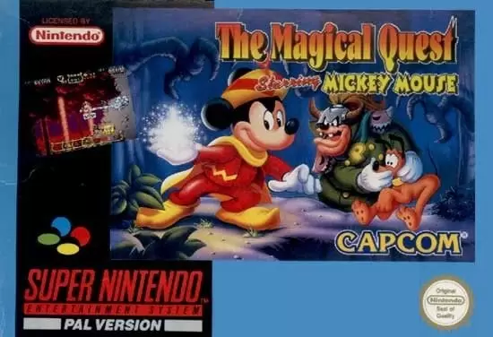 Jeux Super Nintendo - The Magical Quest starring Mickey Mouse