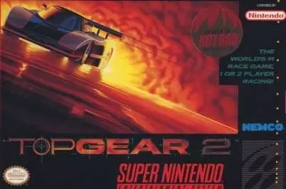 Super Famicom Games - Top Gear 2