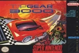 Super Famicom Games - Top Gear 3000