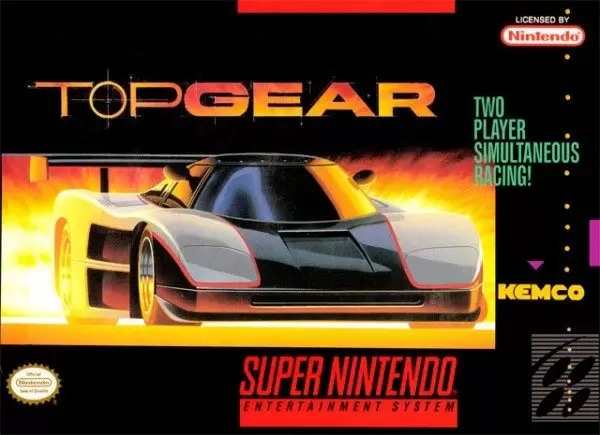 Super Famicom Games - Top Gear