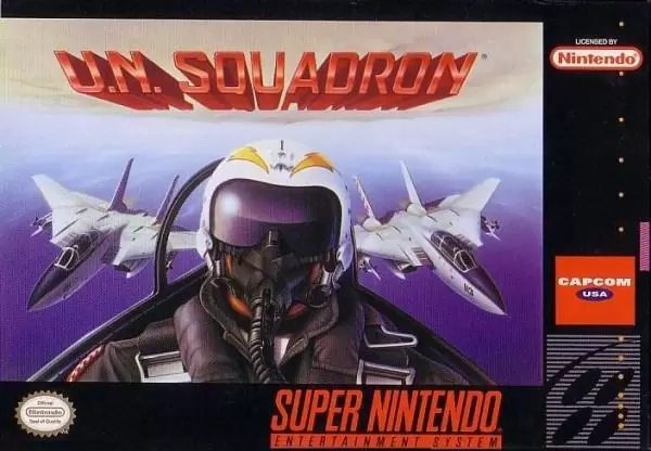 Super Famicom Games - U.N. Squadron (Area 88)