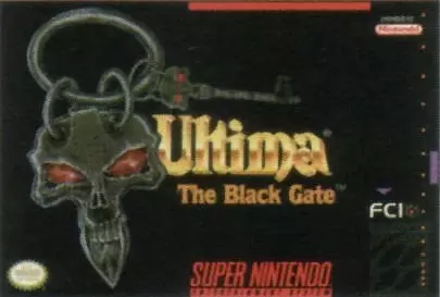 Super Famicom Games - Ultima - The Black Gate