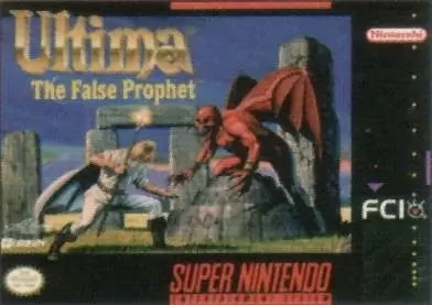 Super Famicom Games - Ultima - The False Prophet