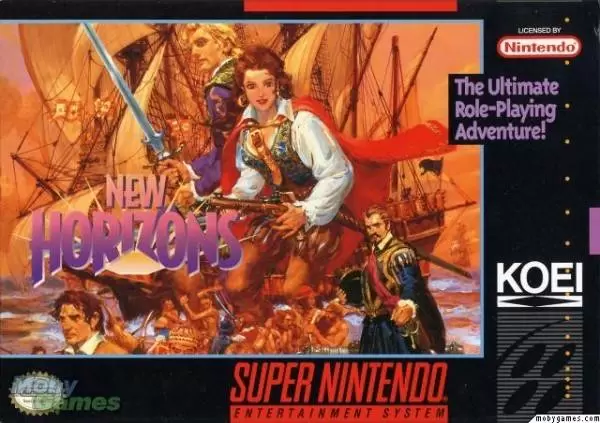 Super Famicom Games - Uncharted Waters 2 - New Horizons