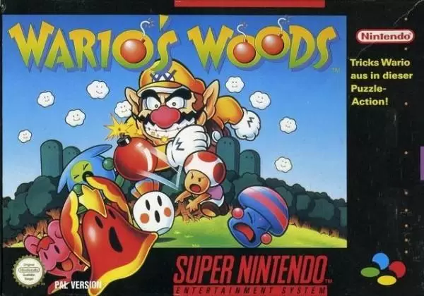 Jeux Super Nintendo - Wario\'s Woods