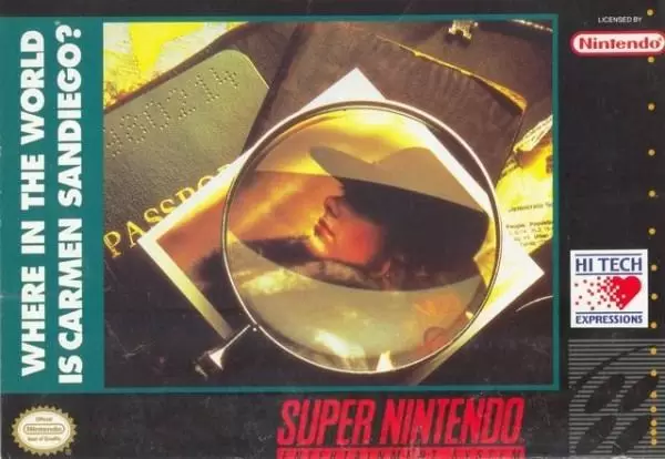 Super Famicom Games - Where in the World is Carmen Sandiego ?