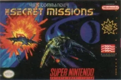 Super Famicom Games - Wing Commander - The Secret Missions
