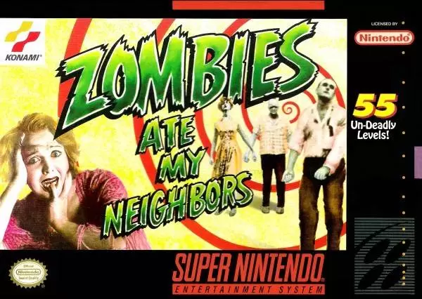 Super Famicom Games - Zombies Ate My Neighbors