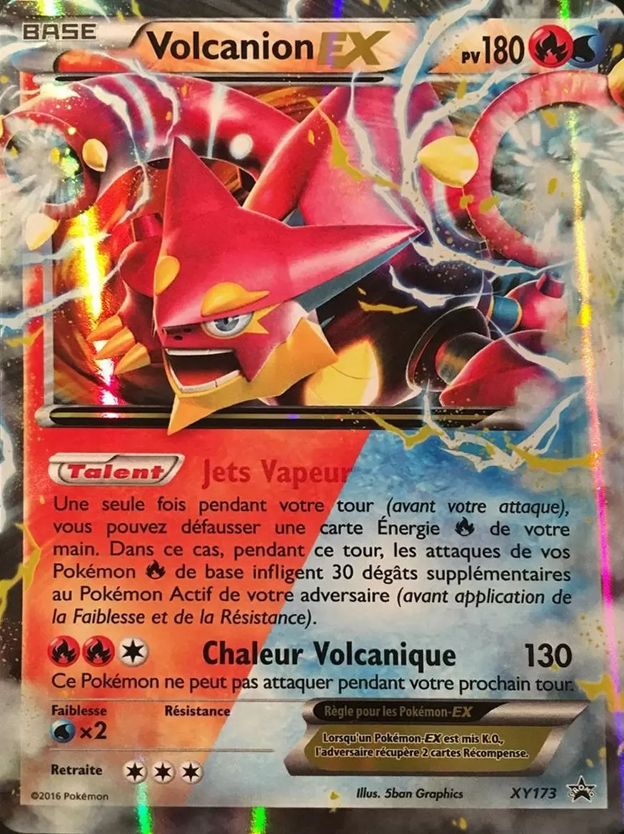 Cartes Promo Black Star XY - Volcanion EX