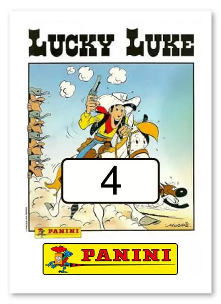 Versterken aan de andere kant, Pas op Sticker n°4 - Lucky Luke