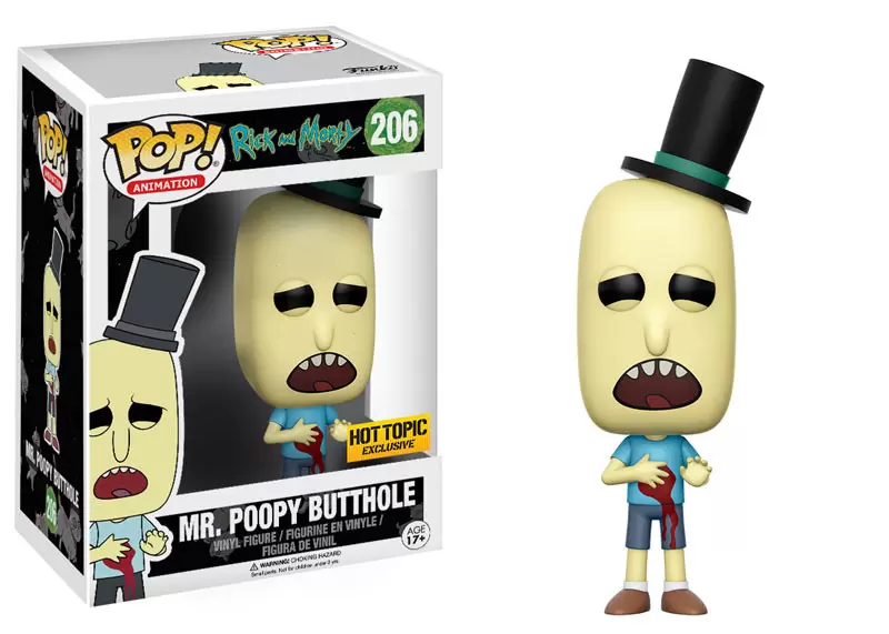 POP! Animation - Rick and Morty - Mr. Poopy Butthole Bloody