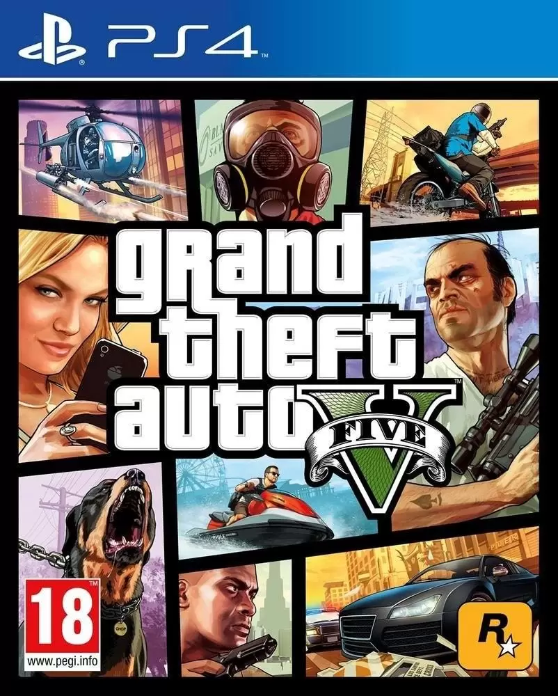 PS4 Games - Grand Theft Auto Five : GTA V