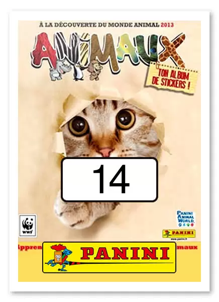 Animaux - A la découverte du monde animal 2013 (France) - Sticker n°14