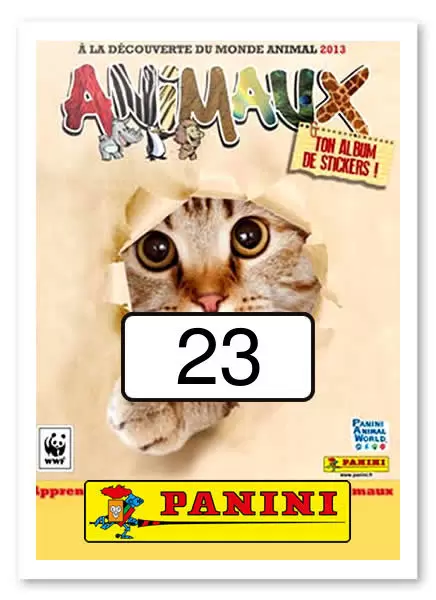 Animaux - A la découverte du monde animal 2013 (France) - Sticker n°23
