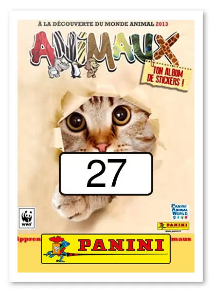 Animaux - A la découverte du monde animal 2013 (France) - Sticker n°27