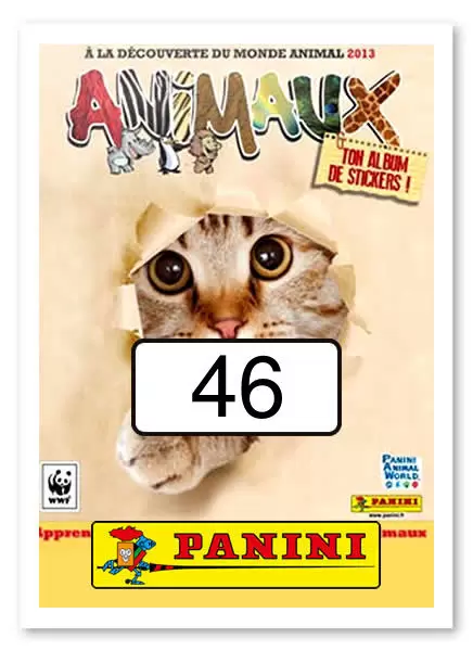 Animaux - A la découverte du monde animal 2013 (France) - Sticker n°46