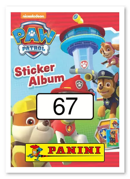 Panini Sticker 67 PAW Patrol