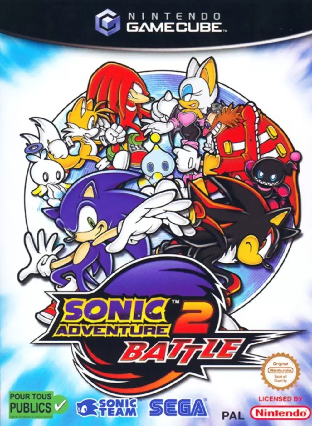 Jeux Gamecube - Sonic Adventure 2 Battle