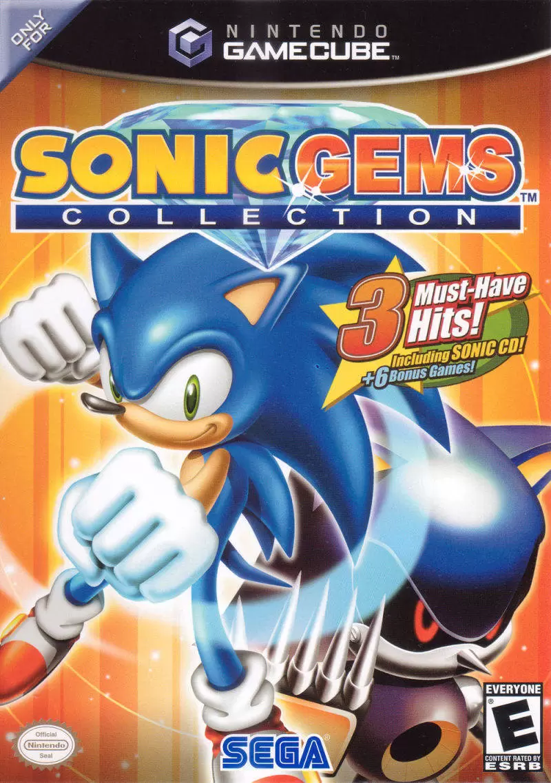 Jeux Gamecube - Sonic Gems Collection