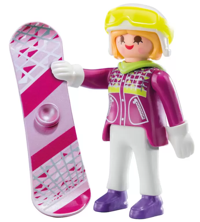 Playmobil Figures : Série 11 - Snowboardeuse